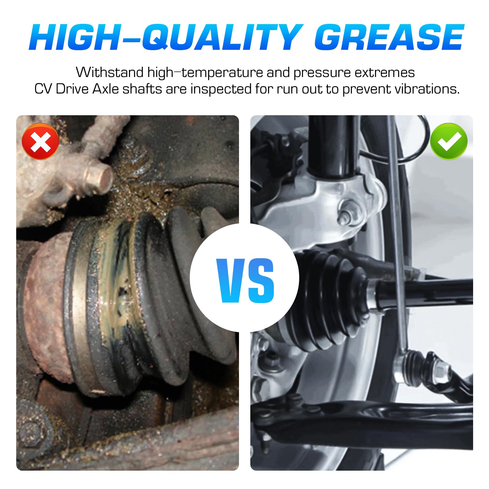 CHIBA26様 Amazon.com: Rear Left and Right CV Axles Shaft for Polaris